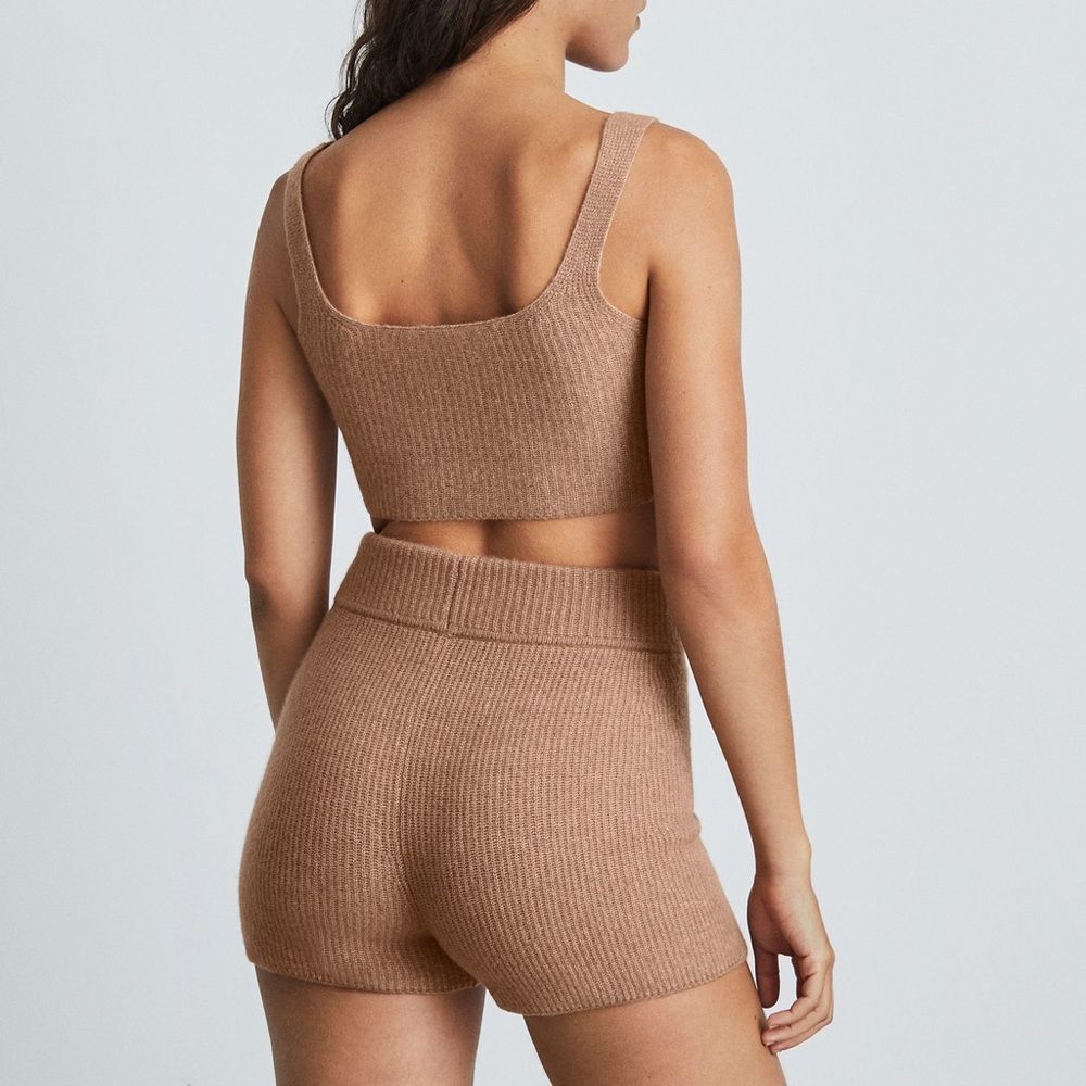 Everlane The Cozy-Stretch Tank In Camel Size Small Wool Blend NWT - Picture 3 of 9